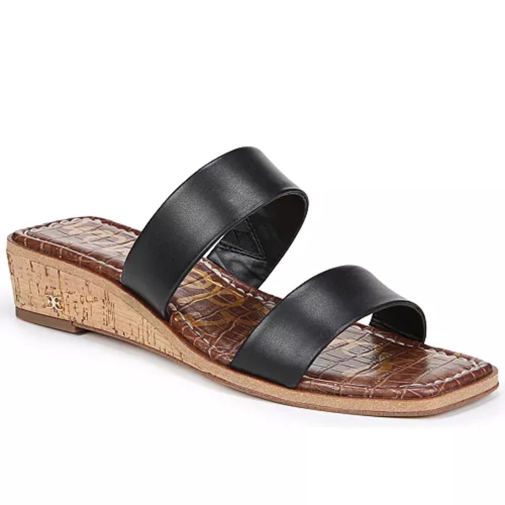 Sam Edelman Vena Strappy Demi-Wedge Sandals Sz 9